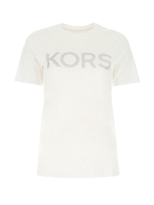 Michael Michael Kors Embellished Logo T-shirt