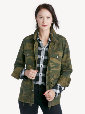 Blank Nyc Army Brat Shirt Jacket