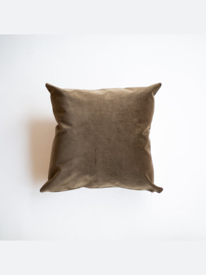S|h Espresso Velvet Designer Pillow