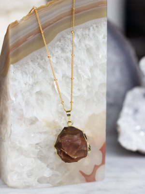 Round Jasper Pendant- 0320