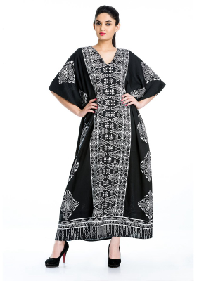 Midnight Paisly Kaftan