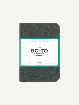 Go-to Notebook With Mohawk Paper, Slate Grey Blank