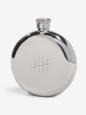 Tick Marks 5oz. Flask