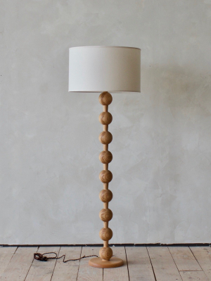 Hugo Barbell Floor Lamp - Natural