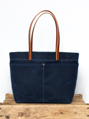 Mountain Laurel Tote - Navy