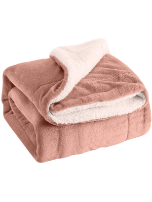 Plush Sherpa 50x60 Throw Blanket