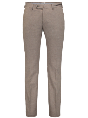 Slim Fit Flannel Trouser Tan