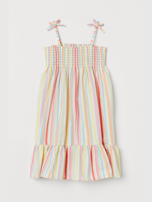 Smocked Cotton Dress