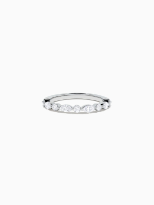 Effy Pave Classica 14k White Gold Diamond Ring, 0.59 Tcw