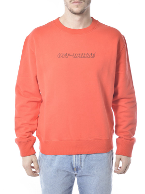 Off-white Hands Logo Print Sweatshirt