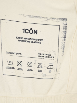 Maison Margiela 1côn Print Crewneck Sweatshirt