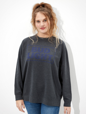 Tailgate Women's Bud Light Oversized Sweatshirt