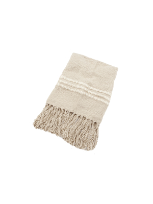 Alma Handwoven Cotton Throw