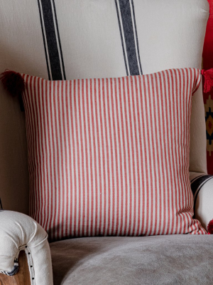 Rhubarb Stripe Pillow