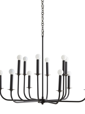 Breck Small Chandelier Bronze