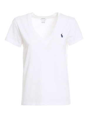 Polo Ralph Lauren Logo Embroidered T-shirt