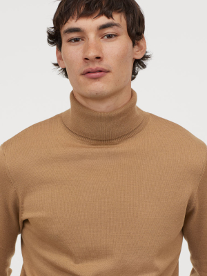 Wool-blend Turtleneck Sweater