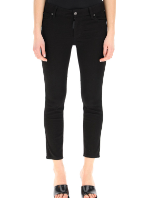 Dsquared2 Mid-rise Cropped Jeans