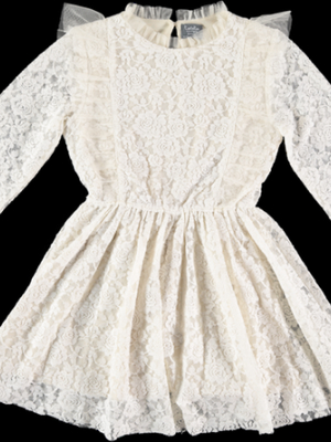 Tocoto Vintage Lace Dress - Off White