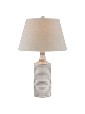 Rachelle Table Lamp White (includes Cfl Light Bulb) - Lite Source