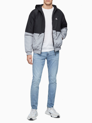 Colorblock Full Zip Hooded Jacket