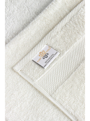 Chloe Bath Towel Set 12pc White - Makroteks