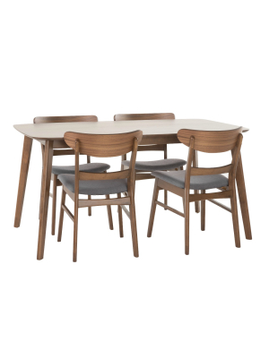 5pc Idalia Rectangular Dining Set - Christopher Knight Home