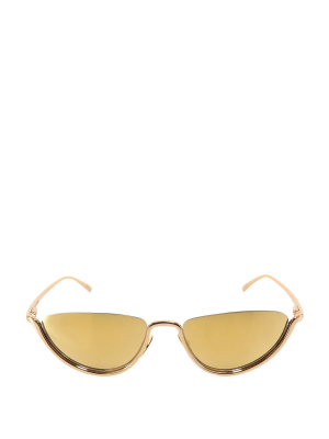 Bottega Veneta Eyewear Half-rim Sunglasses