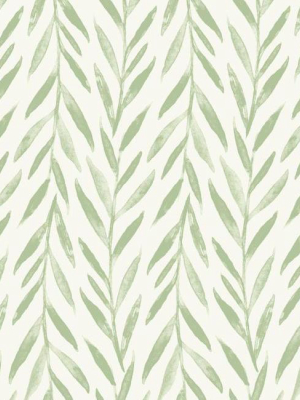 Willow Peel & Stick Wallpaper In Green By Joanna Gaines For York Wallcoverings