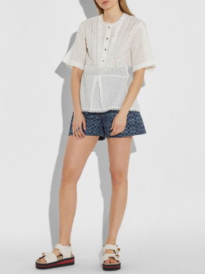 Broderie Anglaise Top