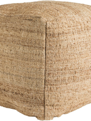 Seaport Pouf In Camel