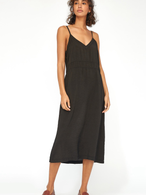 Alma Slip Dress In Black