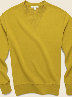 Crewneck Sweatshirt - Yellow Ochre