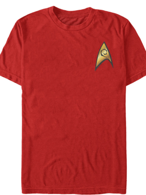 Men's Star Trek Operations Starfleet Badge T-shirt