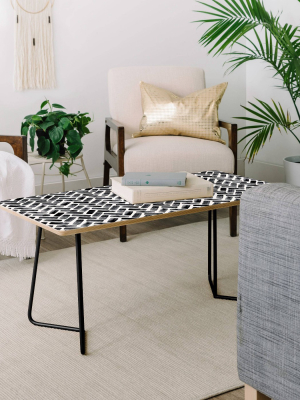 Little Arrow Design Co Arcadia Herringbone Coffee Table - Deny Designs