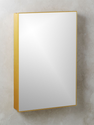 Infinity Brass Medicine Cabinet 24"x36"