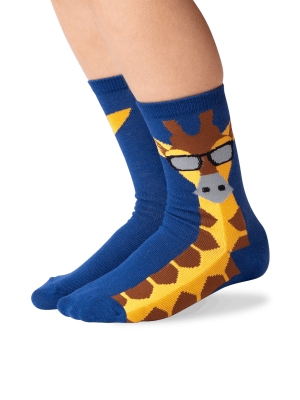 Kid's Giraffe Crew Socks