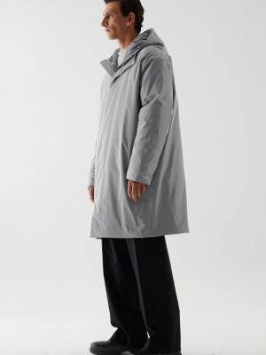 Recycled Polyamide Down Lined Waterproof Coat