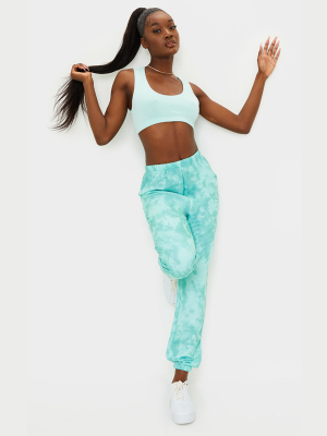 Tall Sage Green Tie Dye Basic Jogger