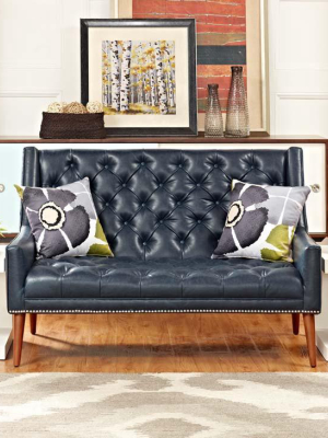 Percy Vinyl Loveseat