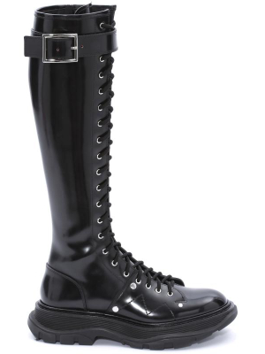 Alexander Mcqueen Tread Knee-length Boots