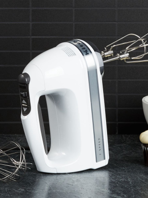 Kitchenaid ® White 7-speed Hand Mixer