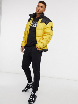 The North Face Lhotse Puffer Jacket In Yellow