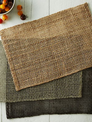 Fishnet Woven Placemats (set Of 2)