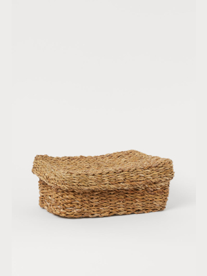 Storage Basket With Lid