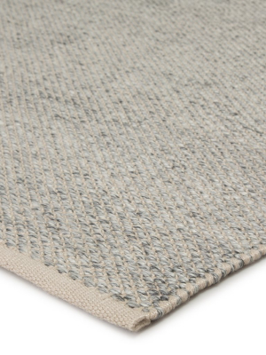 Lamanda Indoor/outdoor Solid Light Gray & Ivory Rug