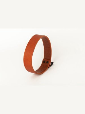 Leather Charm Choker (30mm, Ale+kz)