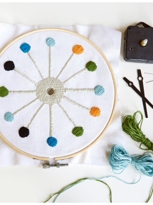 Cross Stitch Clock