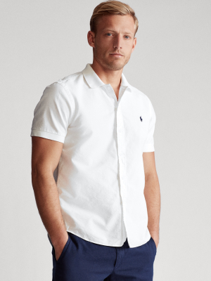 Classic Fit Polo-collar Oxford Shirt