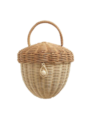 Olli Ella Rattan Acorn Bag